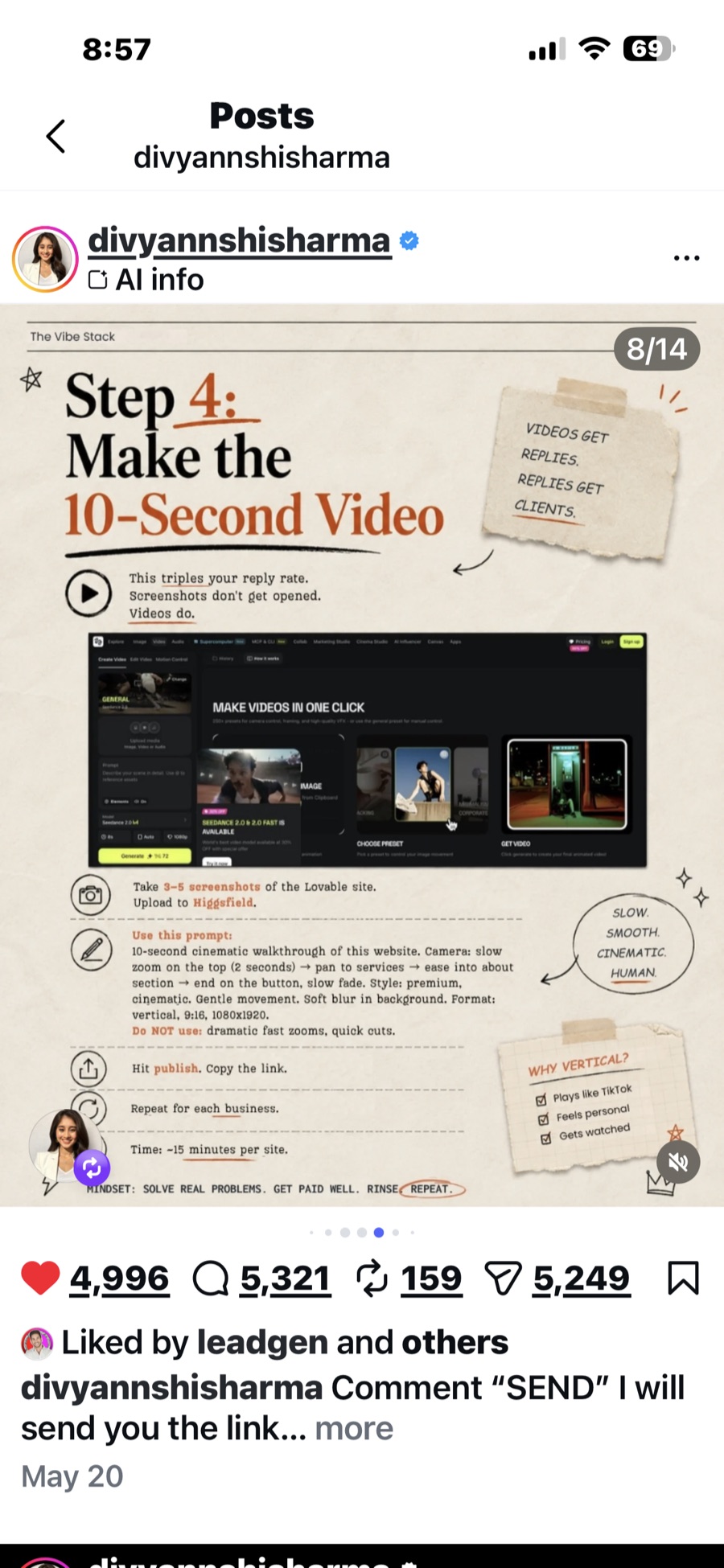Slide 8: Step 4 make the 10-second video